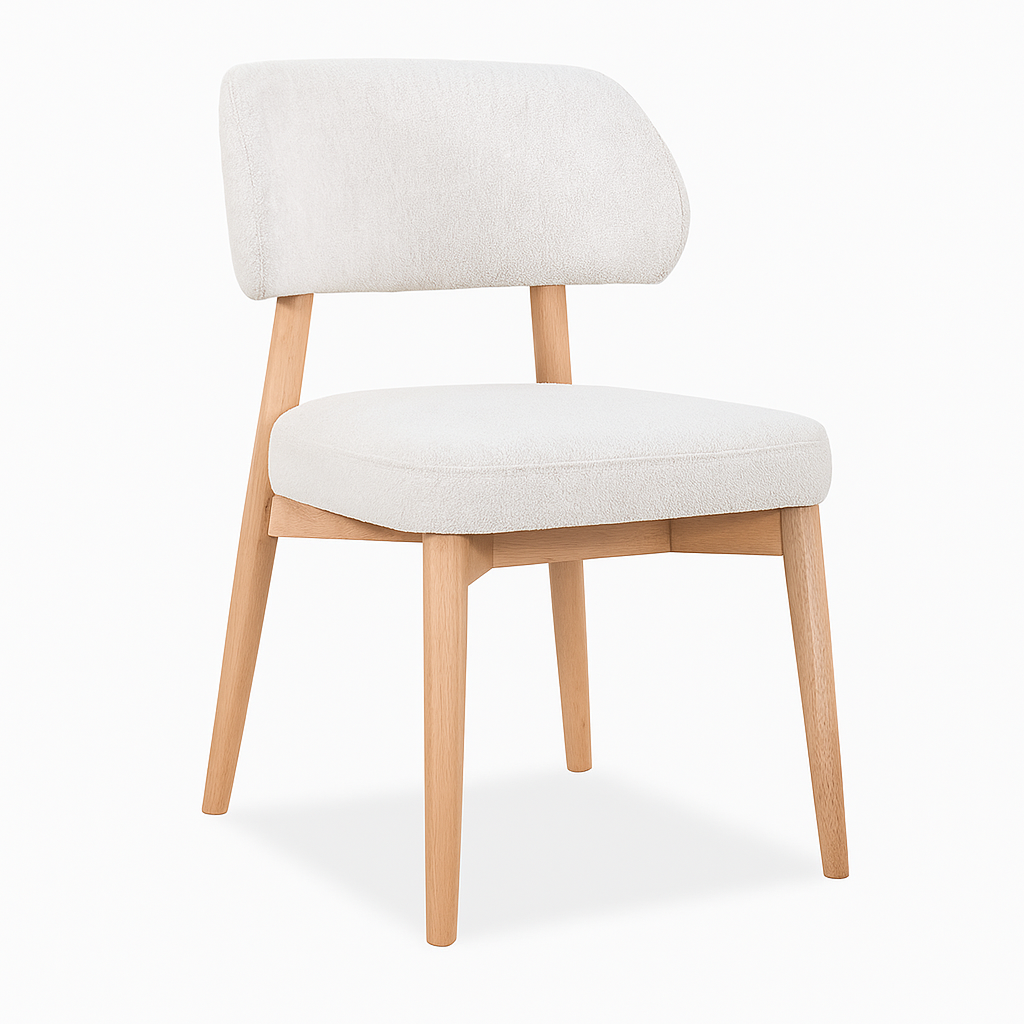 Florida Fabric Dining Chair-Natural