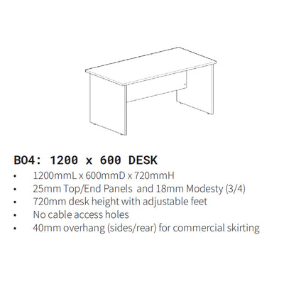 Blend White Desk 1500x750 BW4 hover image
