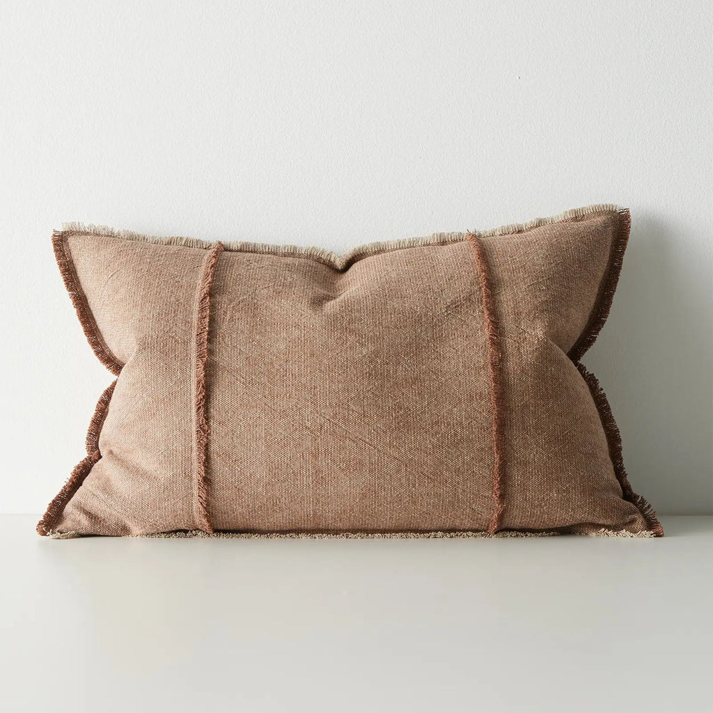 Adela Cushion 40cm x 60cm-Rust