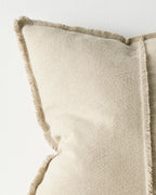 Adela Cushion 50cm x 50cm-Cashmere