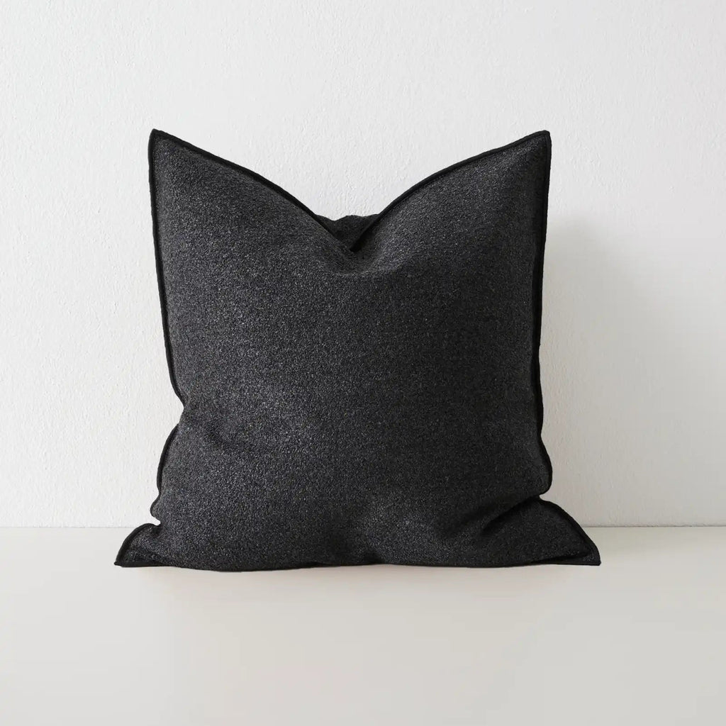 Alberto Cushion 50cm x 50cm-Onyx