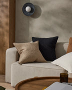 Alberto Cushion 50cm x 50cm-Onyx