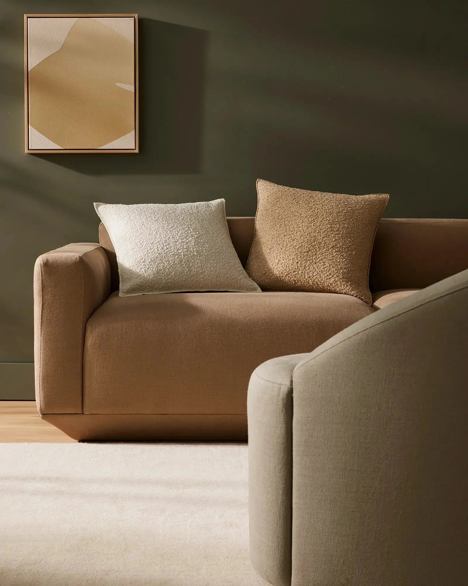 Alberto Cushion 50cm x 50cm-Nougat