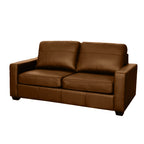 Alessia Double Leather Sofa Bed with Innerspring Mattress