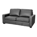 Alessia Double Leather Sofa Bed with Innerspring Mattress