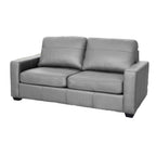 Alessia Double Leather Sofa Bed with Innerspring Mattress