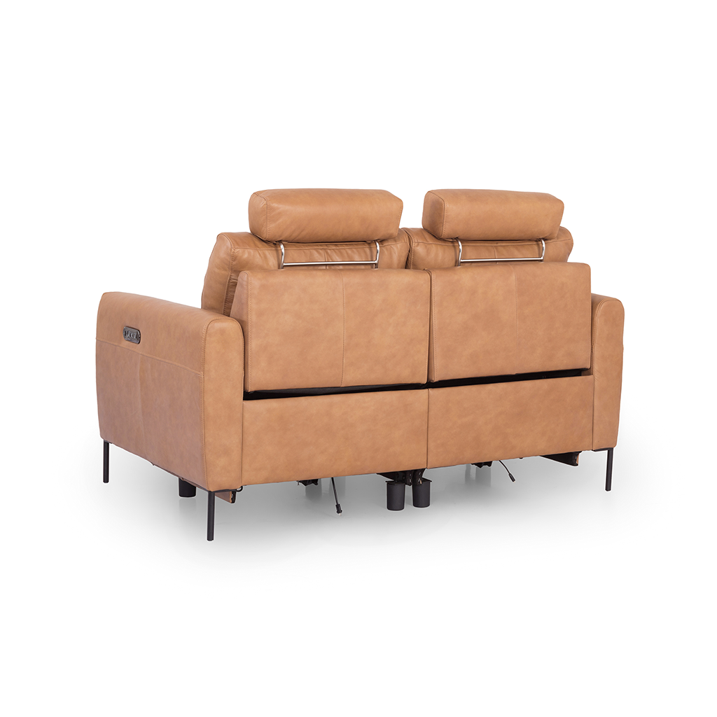 Arlow 2 Seater with End Power Recliners-Tan