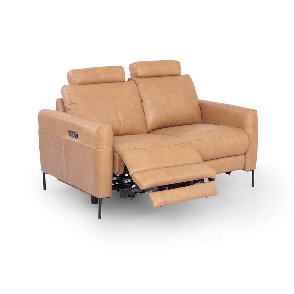 Arlow 2 Seater with End Power Recliners-Tan