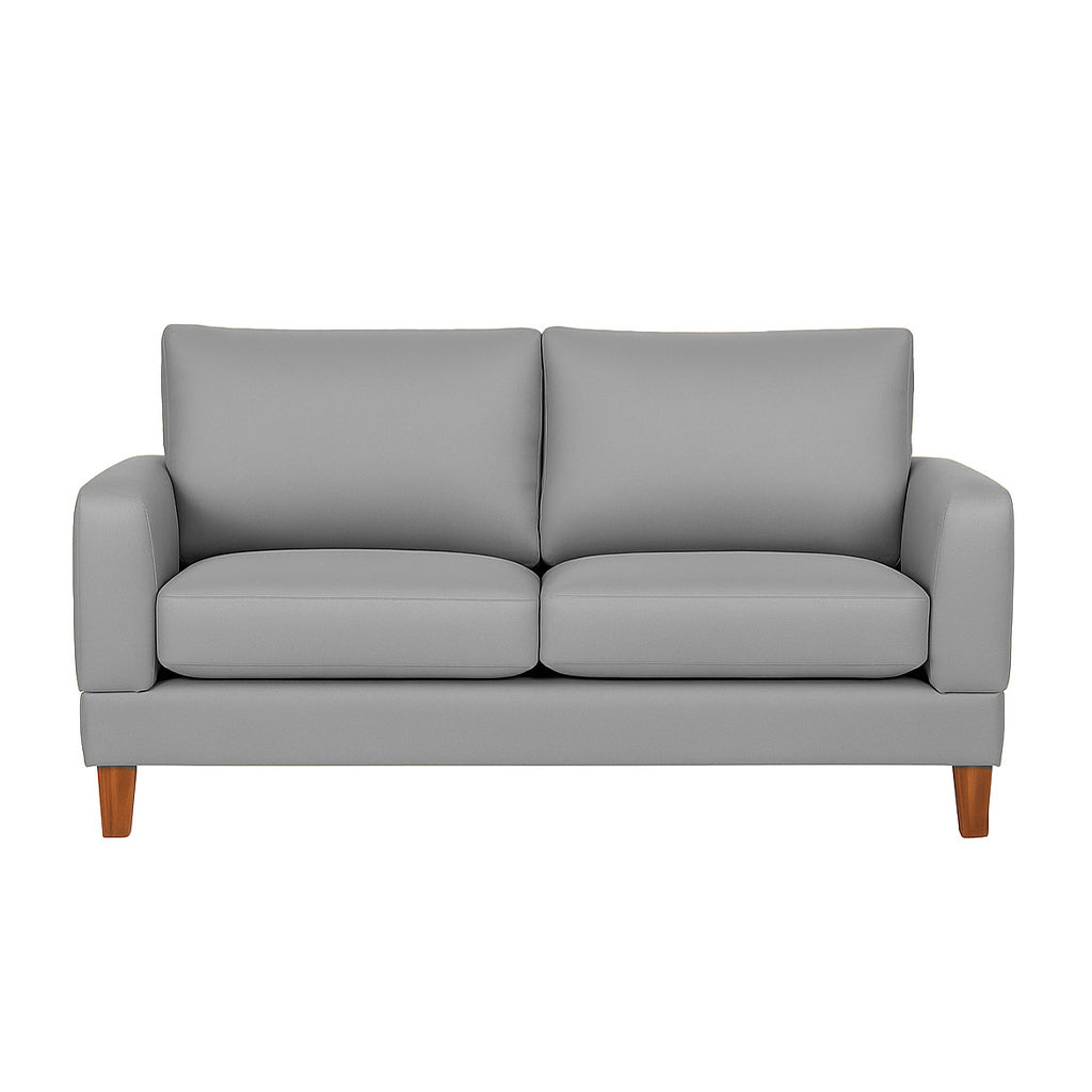 Aston Large 2 Seater Fabric Sofa-Ash