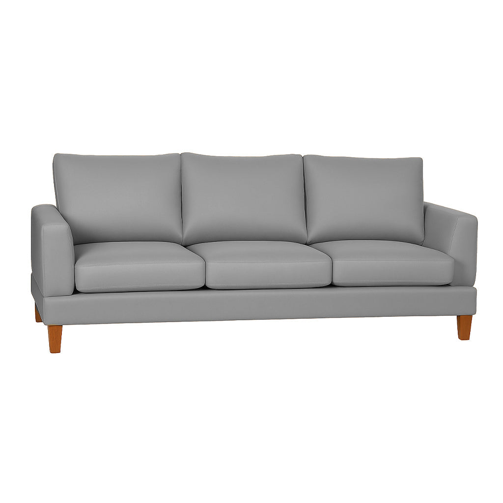 Aston 3.5 Seater Fabric Sofa-Ash