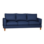 Aston 3.5 Seater Fabric Sofa-Denim