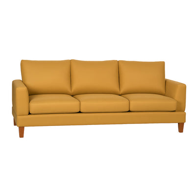 Aston 3.5 Seater Fabric Sofa-Mustard
