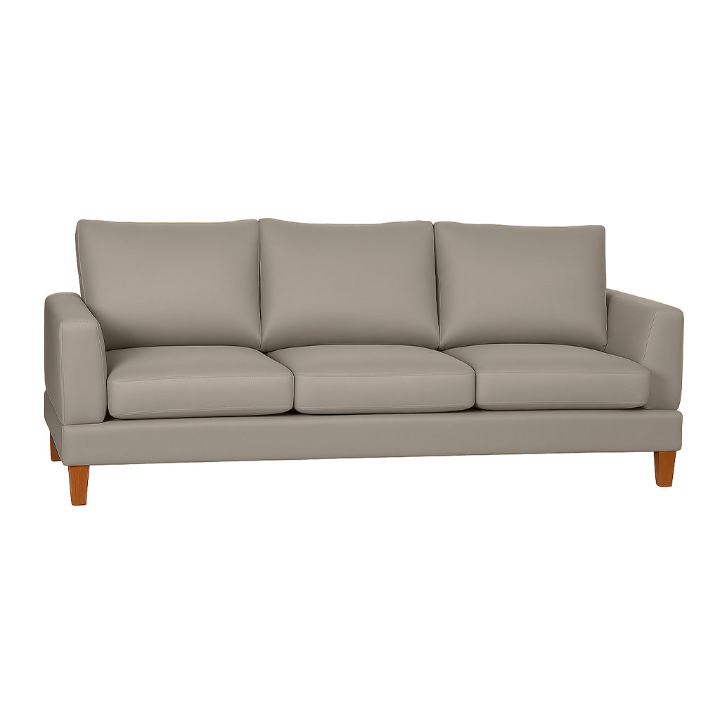 Aston 3 Seater Fabric Sofa-Pebble