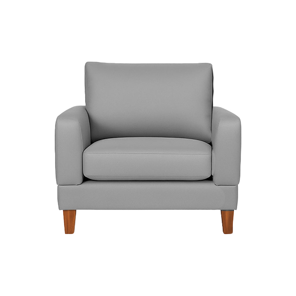 Aston Fabric Armchair-Ash