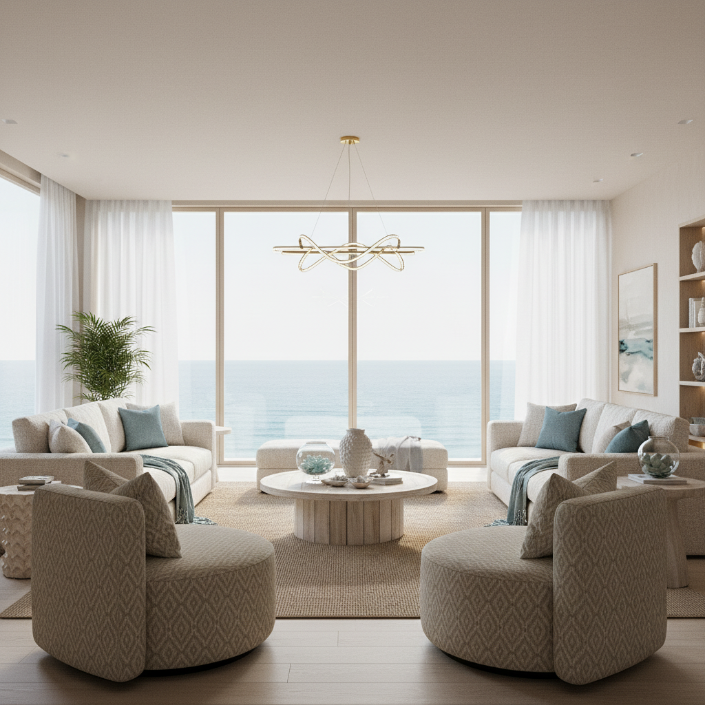 Atlas Swivel Chair-Linen