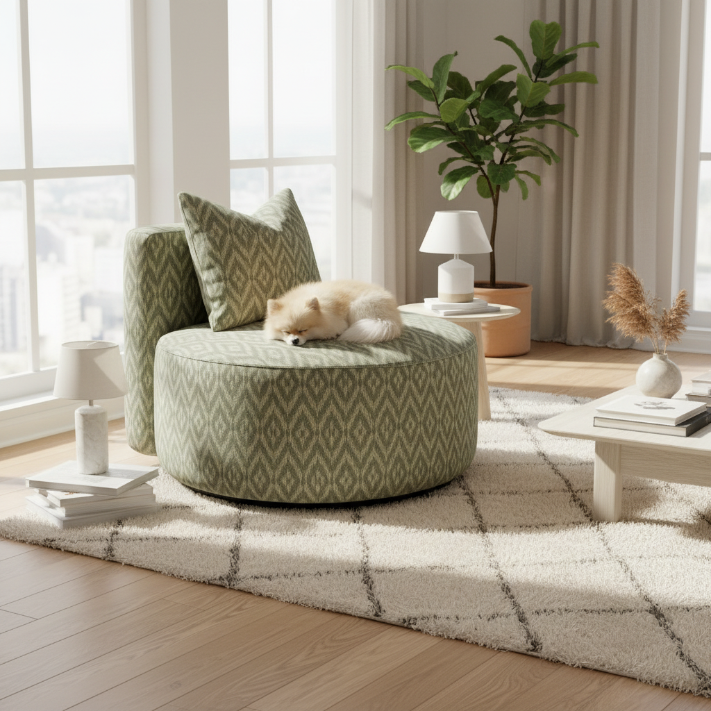 Atlas Swivel Chair-Sage