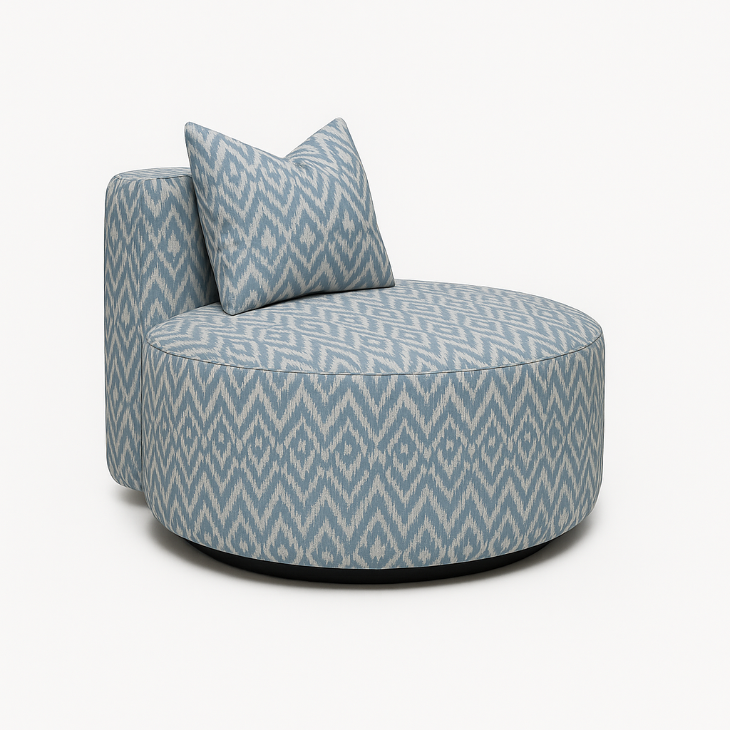 Atlas Swivel Chair-Sky