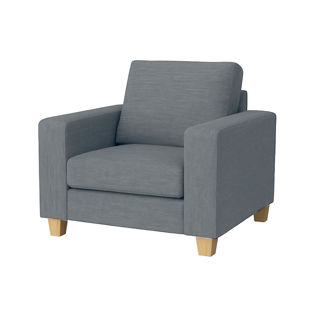 Avoca Fabric Armchair-Chisel