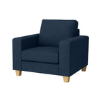 Avoca Fabric Armchair-Ocean