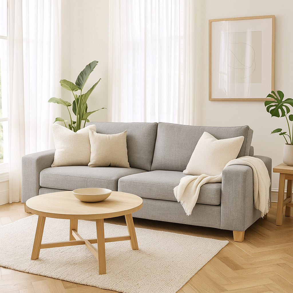 Avoca 2.5 Seater Fabric Sofa-Chisel