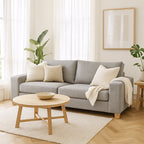 Avoca 3.5 Seater and 2.5 Seater Fabric Sofa Set-Chisel