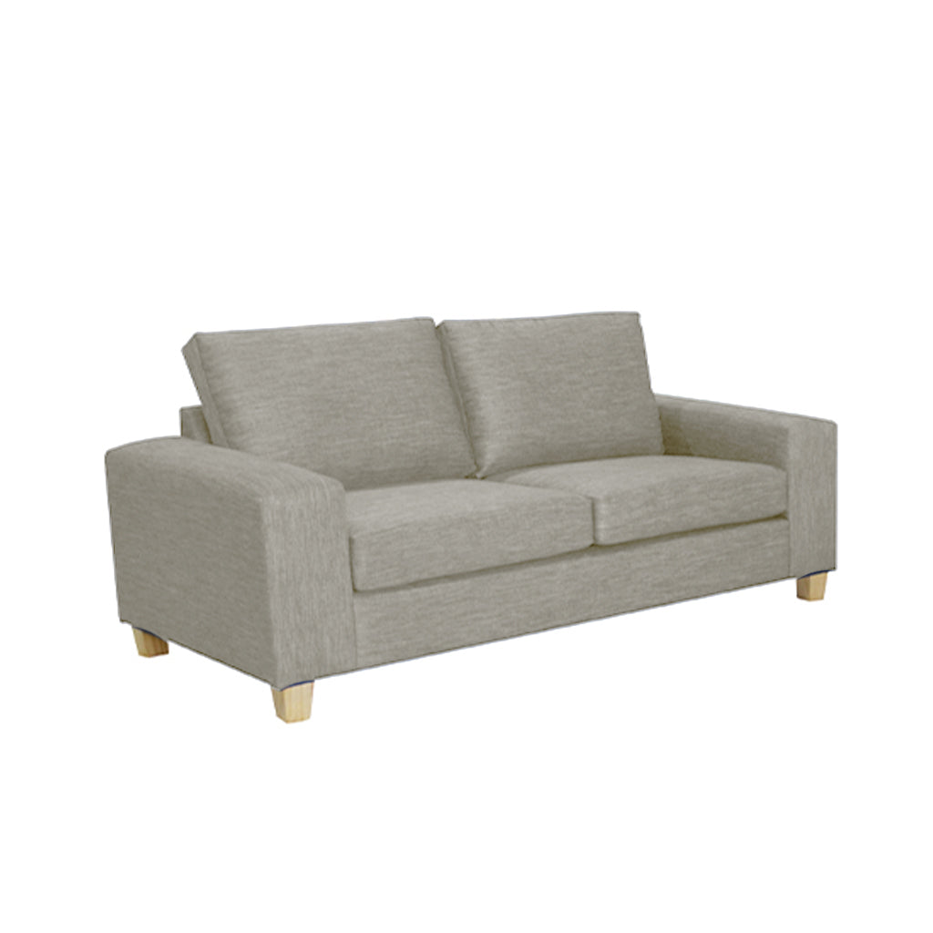 Avoca 2.5 Seater Fabric Sofa-Driftwood