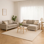 Avoca 3.5 Seater and 2.5 Seater Fabric Sofa Set
