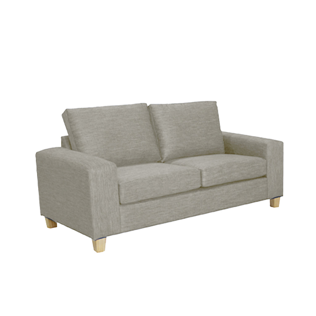 Avoca 2 Seater Fabric Sofa-Driftwood