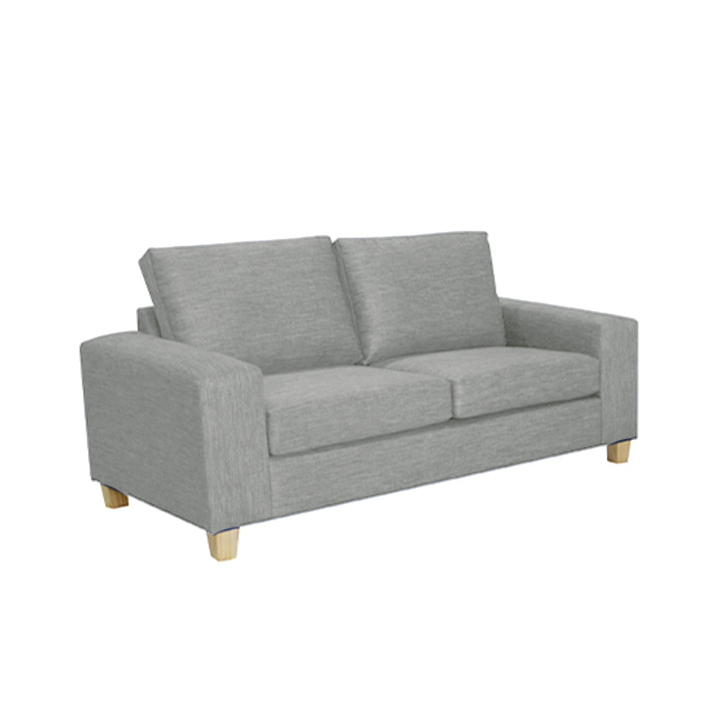 Avoca 2.5 Seater Double Sofa Bed-Limestone