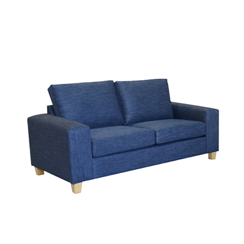Avoca 2 Seater Fabric Sofa-Ocean