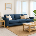 Avoca 3.5 Seater and 2.5 Seater Fabric Sofa Set-Ocean