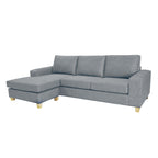Avoca 3.5 Seater Fabric Sofa with Chaise