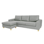 Avoca 3.5 Seater Fabric Sofa with Chaise