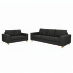 Avoca 3.5 Seater and 2.5 Seater Fabric Sofa Set