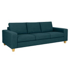 Avoca 3.5 Seater Fabric Sofa-Peacock