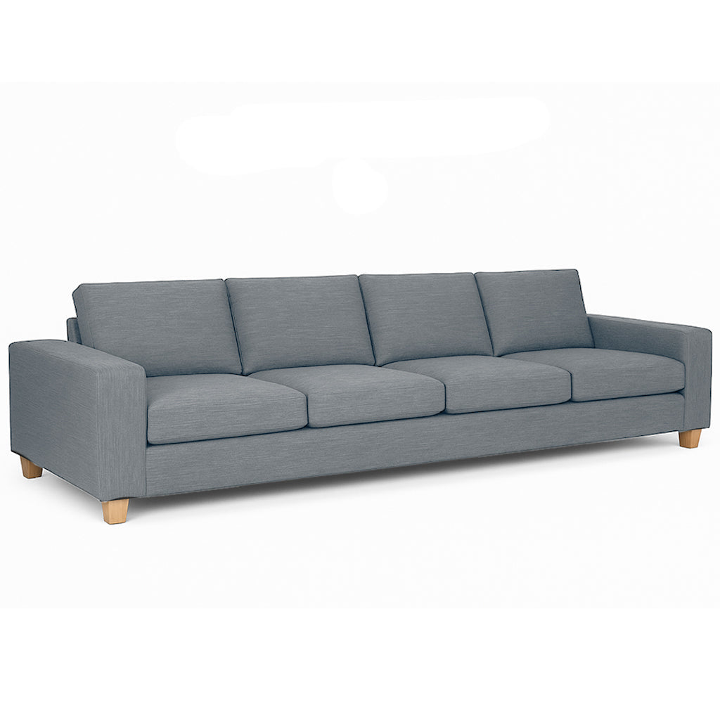 Avoca 4 Seater Fabric Sofa-Chisel