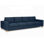 Avoca 4 Seater Fabric Sofa-Ocean