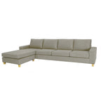 Avoca 4 Seater Fabric Sofa with Chaise
