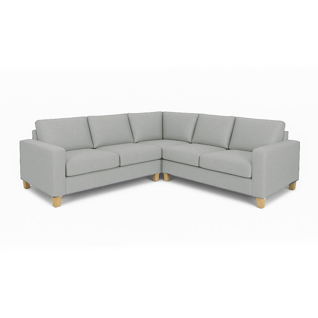 Avoca 5 Seater Fabric Corner Modular