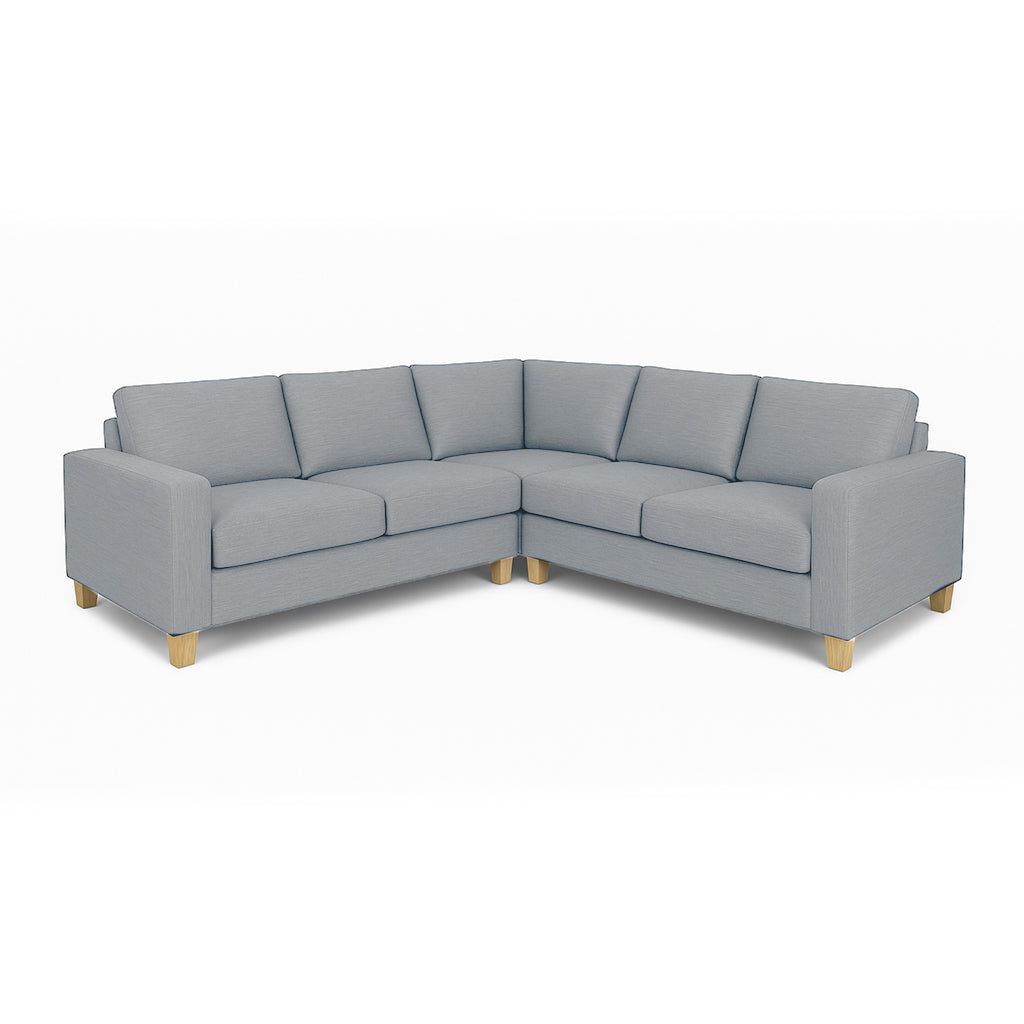 Avoca 5 Seater Fabric Corner Modular