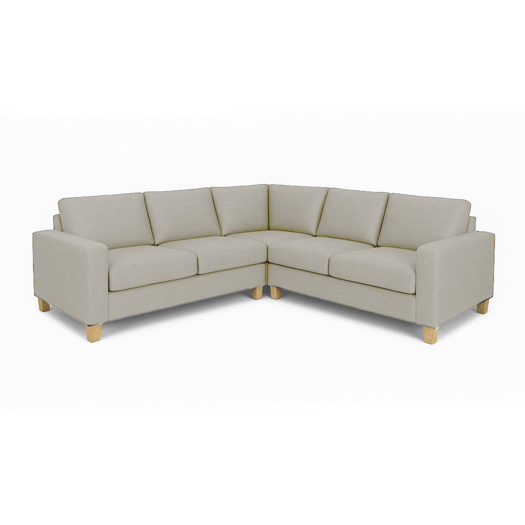 Avoca 5 Seater Fabric Corner Modular