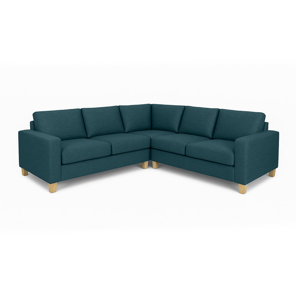 Avoca 5 Seater Fabric Corner Modular