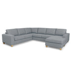 Avoca 6 Seater Fabric Corner Chaise Modular