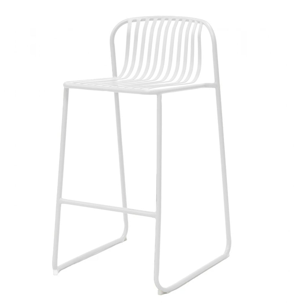 Swiss Bar Stool-White
