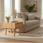 Bondi Lamp Table-Clear Lacquer