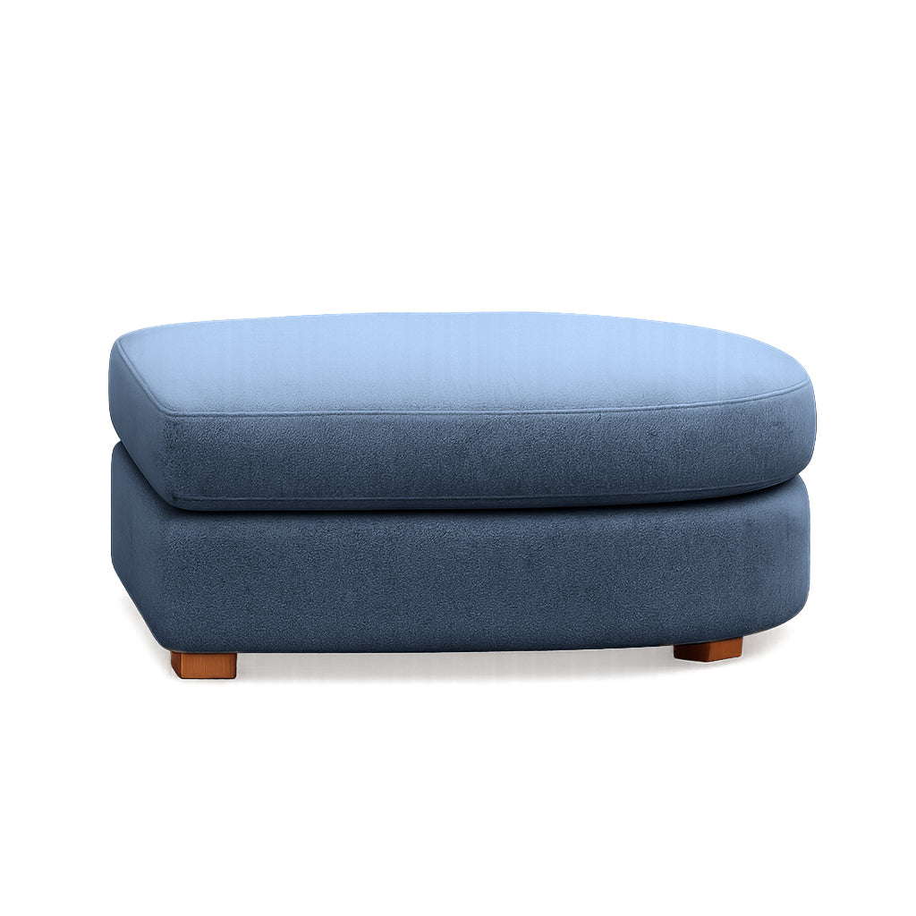 Balmain Modular Component D End Ottoman-Denim