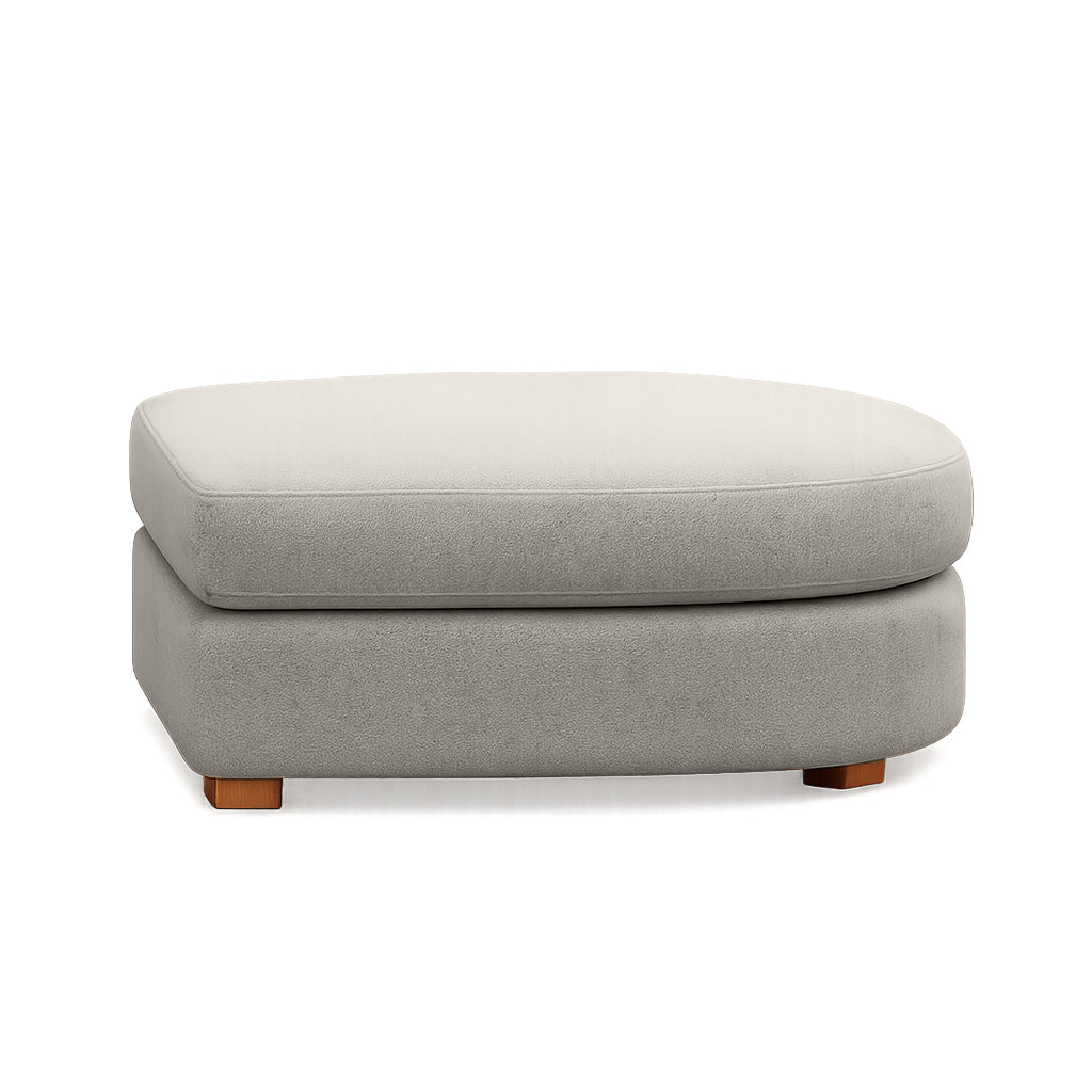 Balmain Modular Component D End Ottoman-Sand