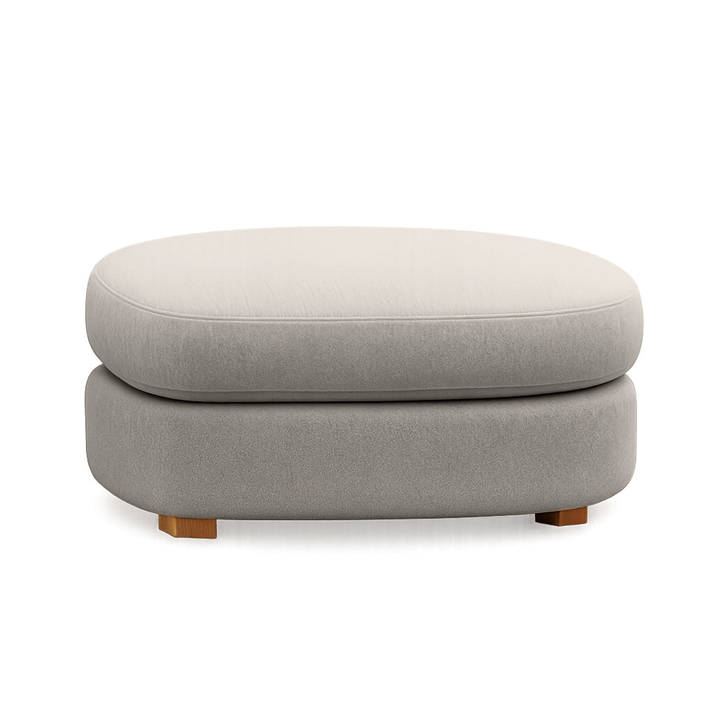 Balmain Modular Component Round Ottoman-Sand