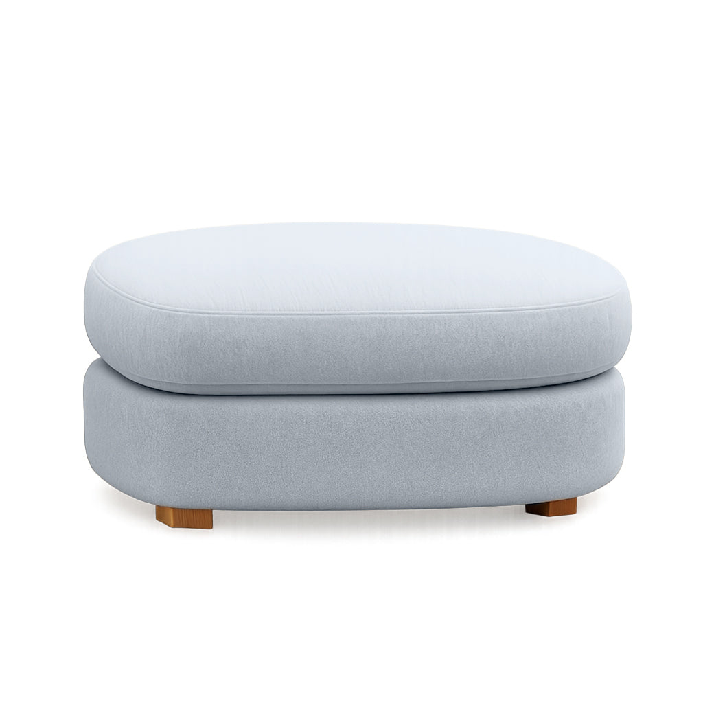 Balmain Modular Component Round Ottoman-Mist
