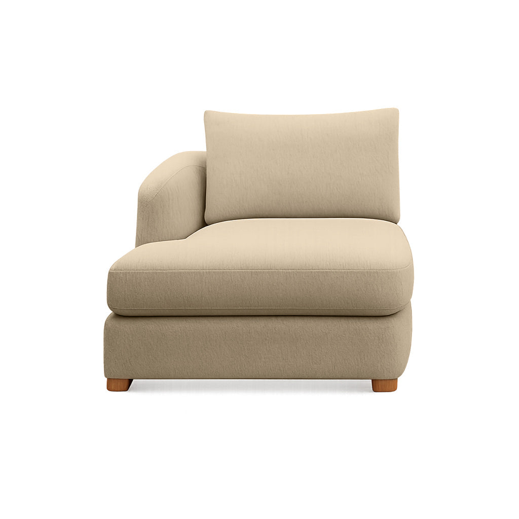 Balmain Modular Component Chaise with One Arm